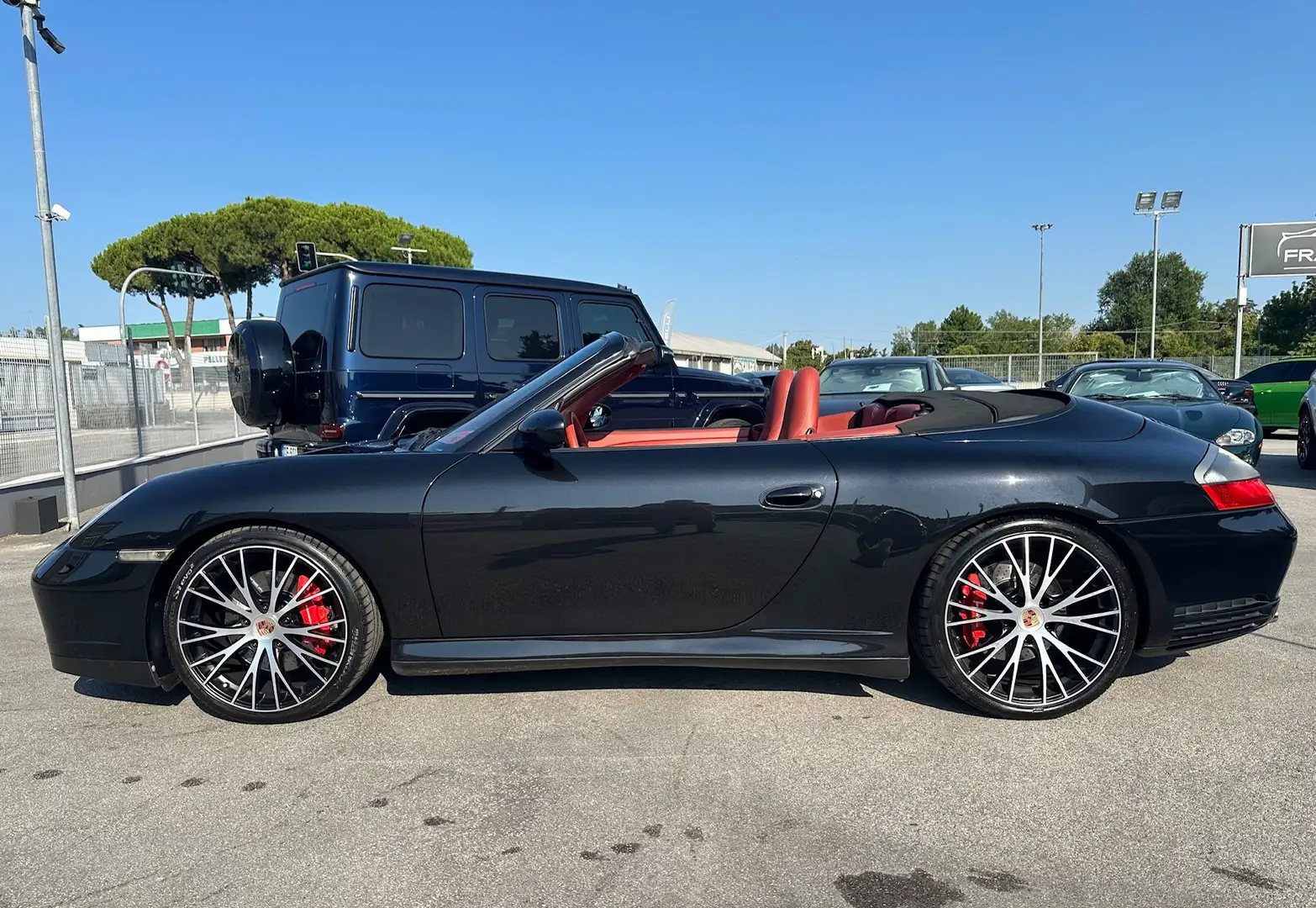 Porsche 996 911 Cabrio 3.6 Carrera 4S/STUPENDA!!PELLE/HARD TOP Nero - 2