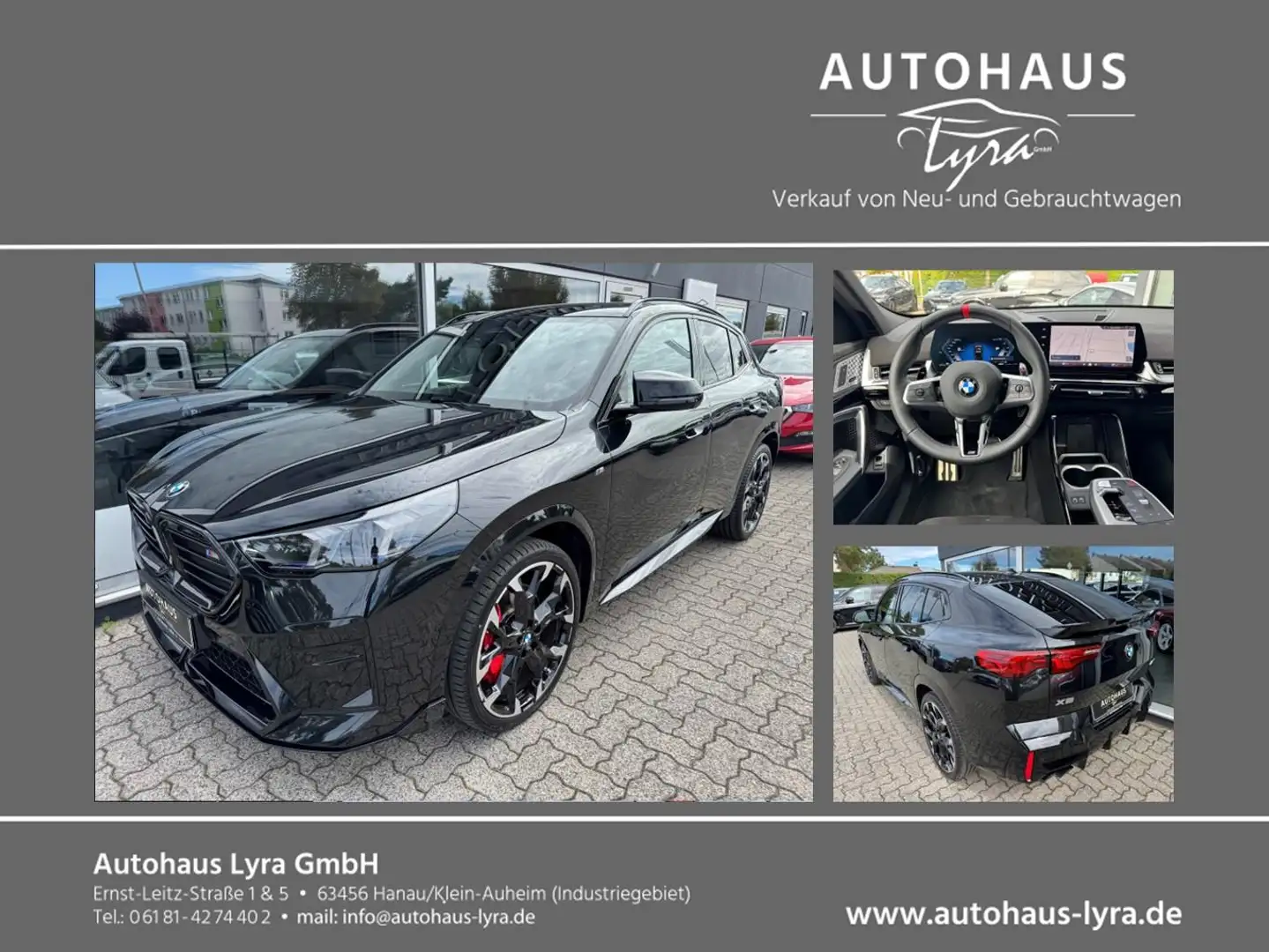 BMW X2 M35 i xDrive M-SPORT-PRO*LED*PANO*KAM*HUD*AHK Schwarz - 1
