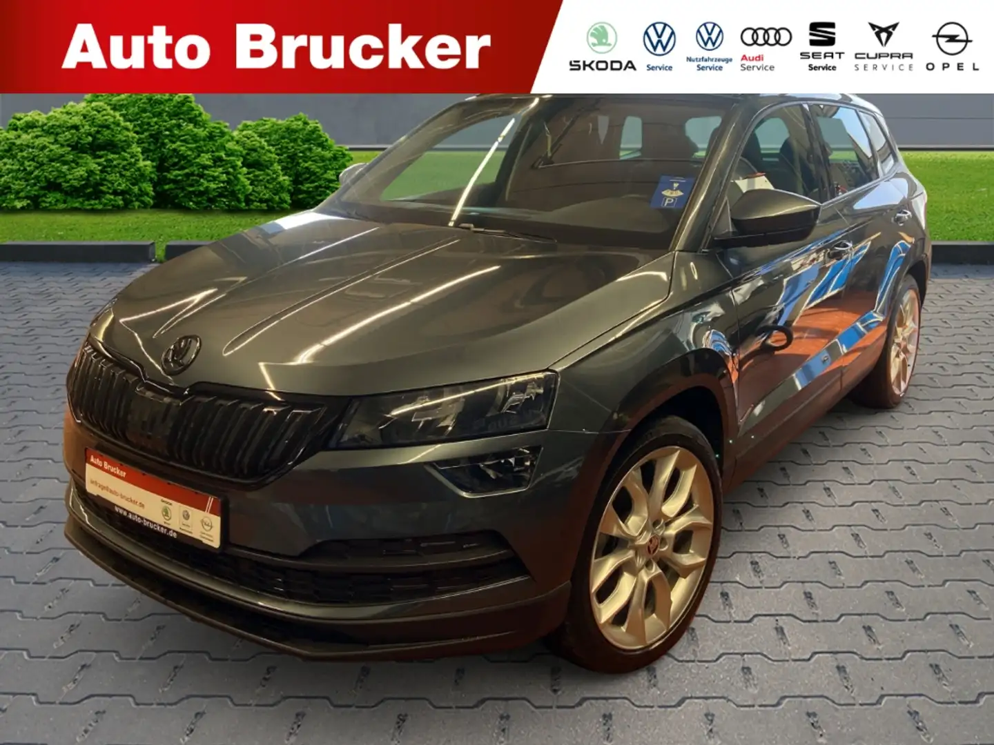 Skoda Karoq Ambition 1.0 TSI+Alufelgen+Anhängerkupplung+Navi Grau - 1