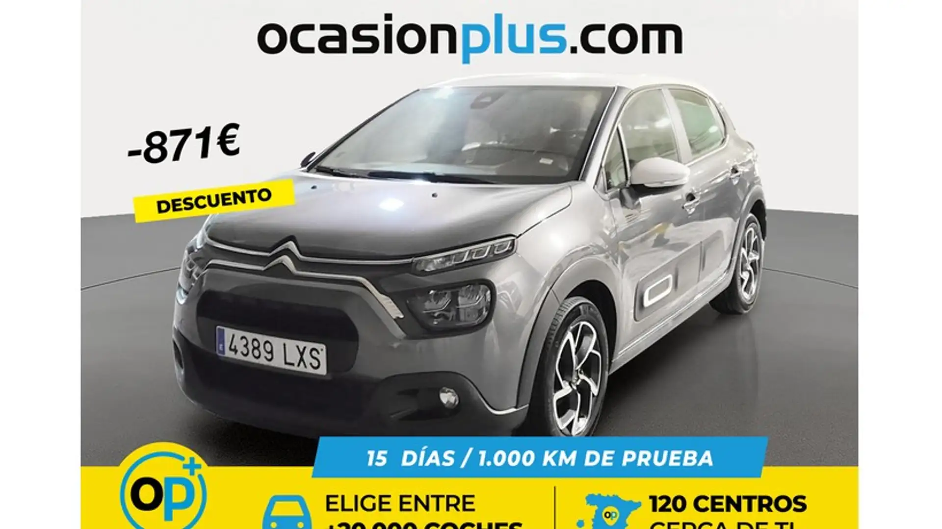 Citroen C3 1.2 PureTech S&S Feel Pack 83 Gris - 1