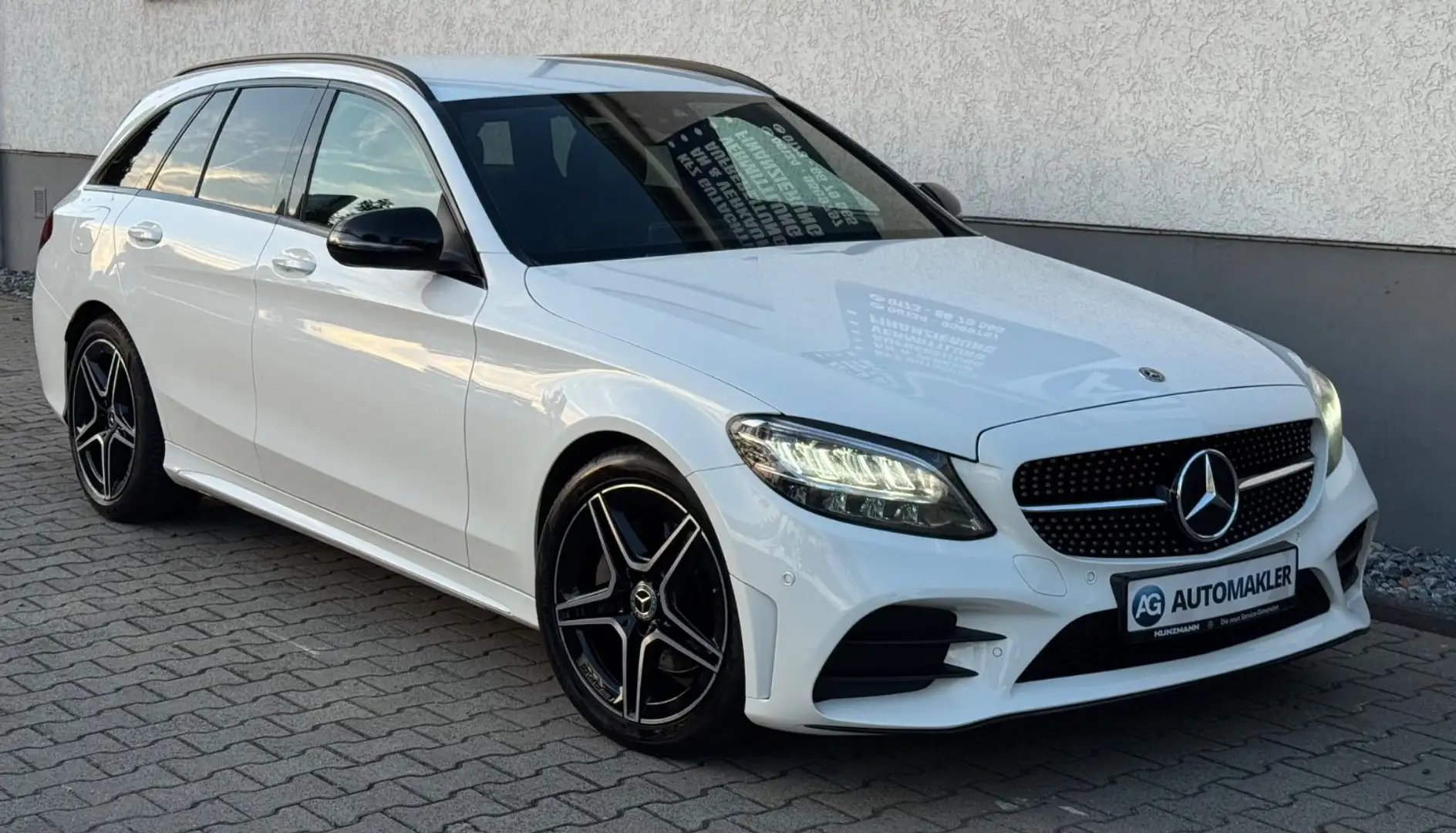Mercedes-Benz C 220 T d AMG Night LED MB.Serv. NEU Weiß - 1