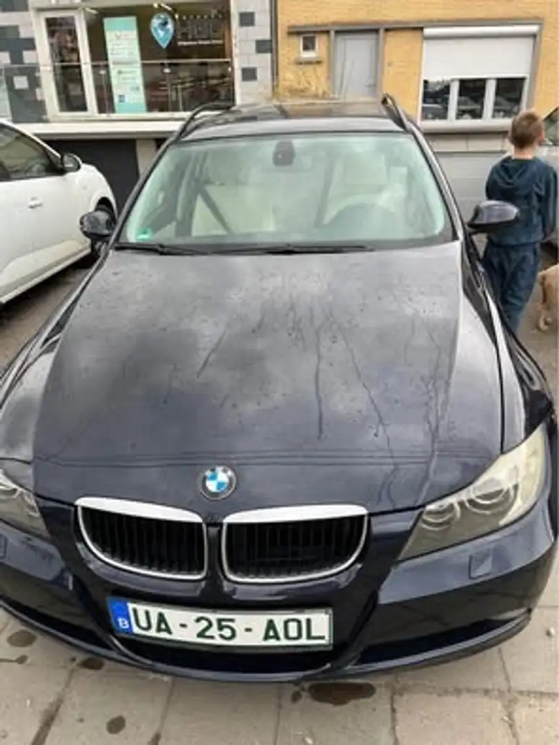 BMW 318 Touring d Blauw - 1