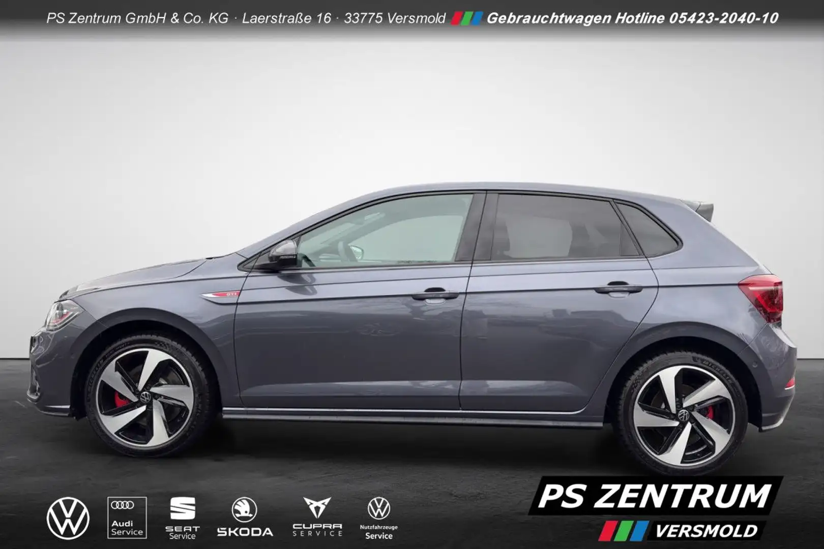 Volkswagen Polo GTI 2.0 TSI Matrix ACC RFK LED Klima Šedá - 2