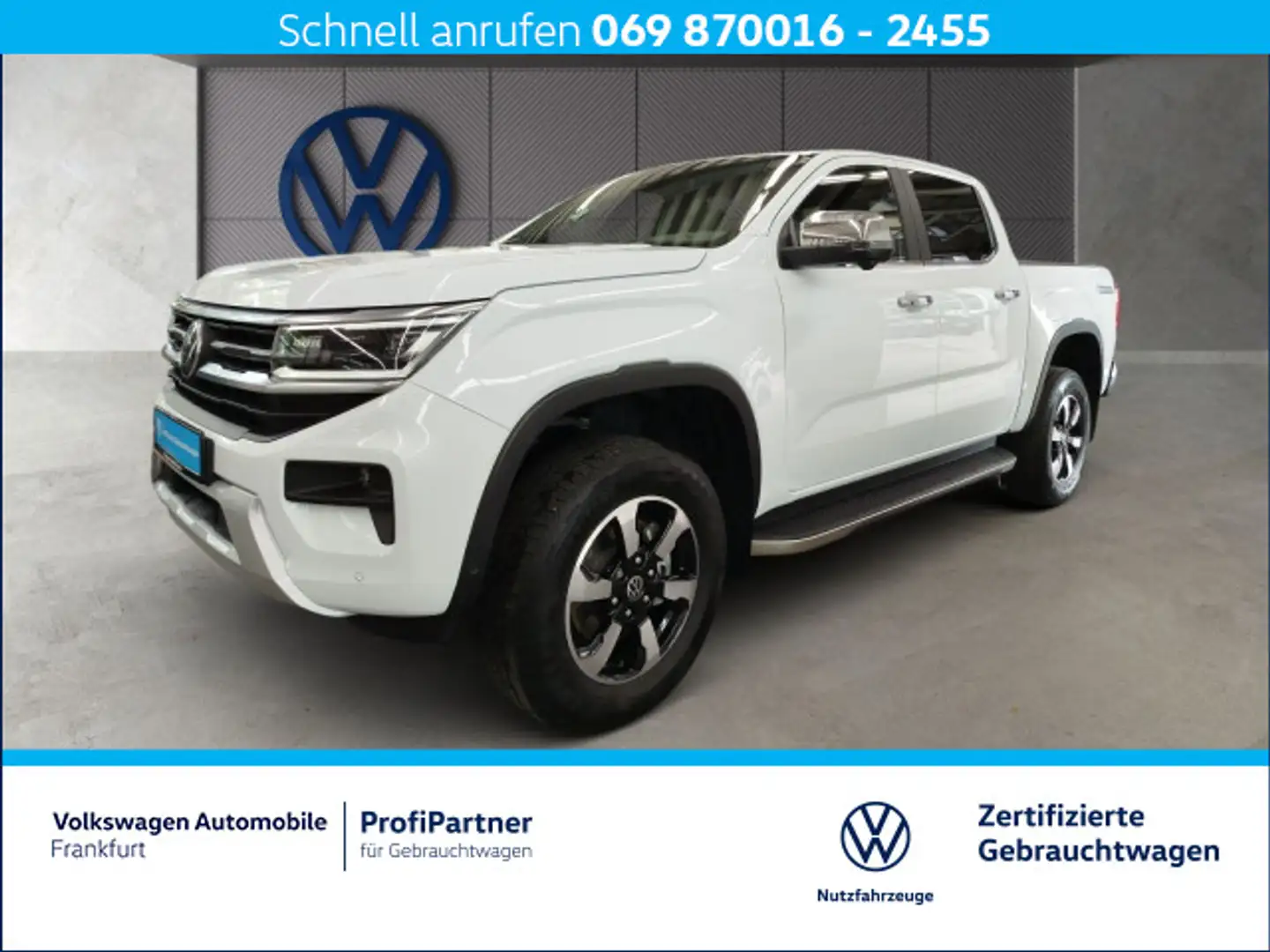 Volkswagen Amarok DC 3.0 TDI Style Navi IQ.Light FrontAssis Weiß - 1