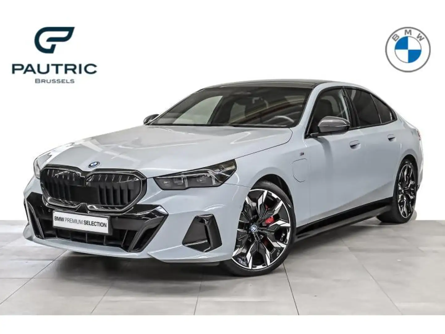 BMW 550 e- 2ans/jaar garantie-NEW PRICE:131.004€ Gris - 1