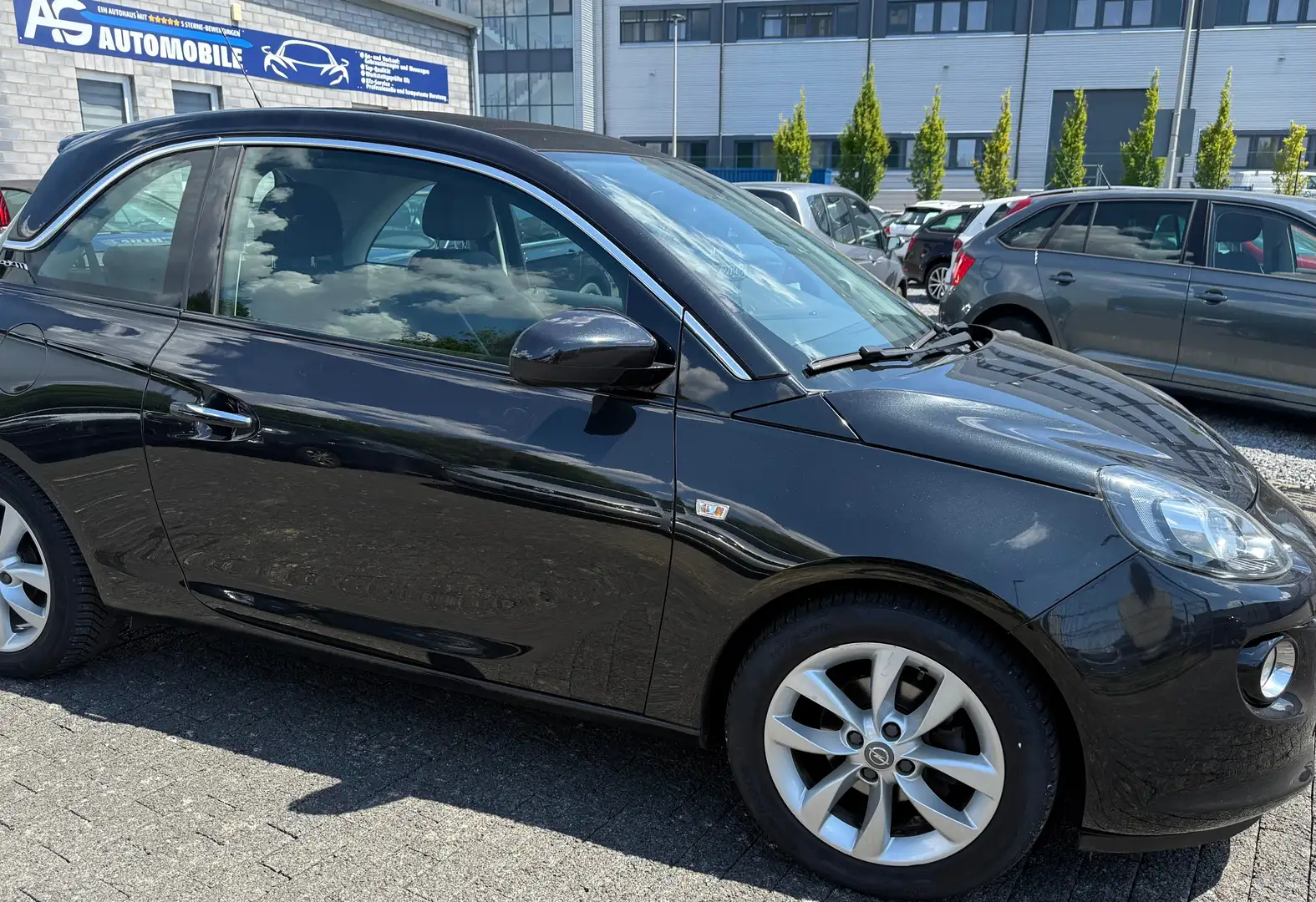 Opel Adam OPENAIR LPG ab WERK KLIMA/APPLECARPLAY/SHZ 1.HAND! Schwarz - 2