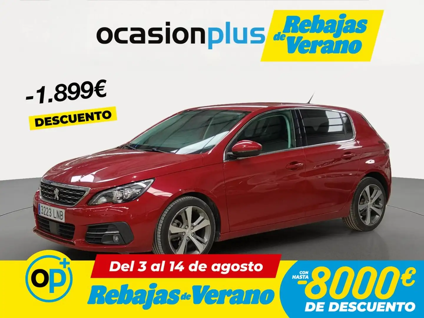 Peugeot 308 1.5BlueHDi S&S Allure Pack 100 Rojo - 1