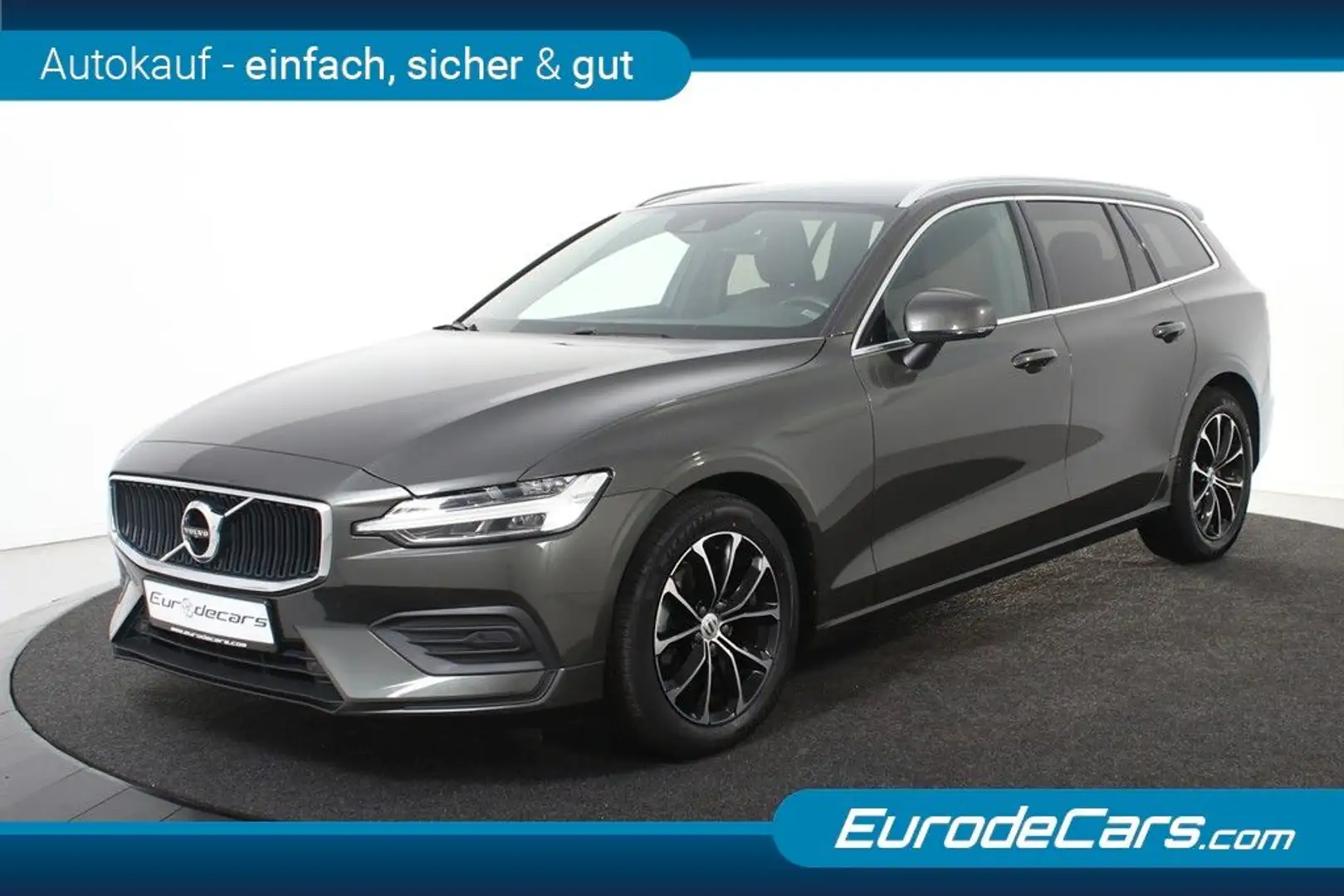 Volvo V60 D3 Inscription *1.Hand*Leder*SHZ*AHK* Grijs - 1