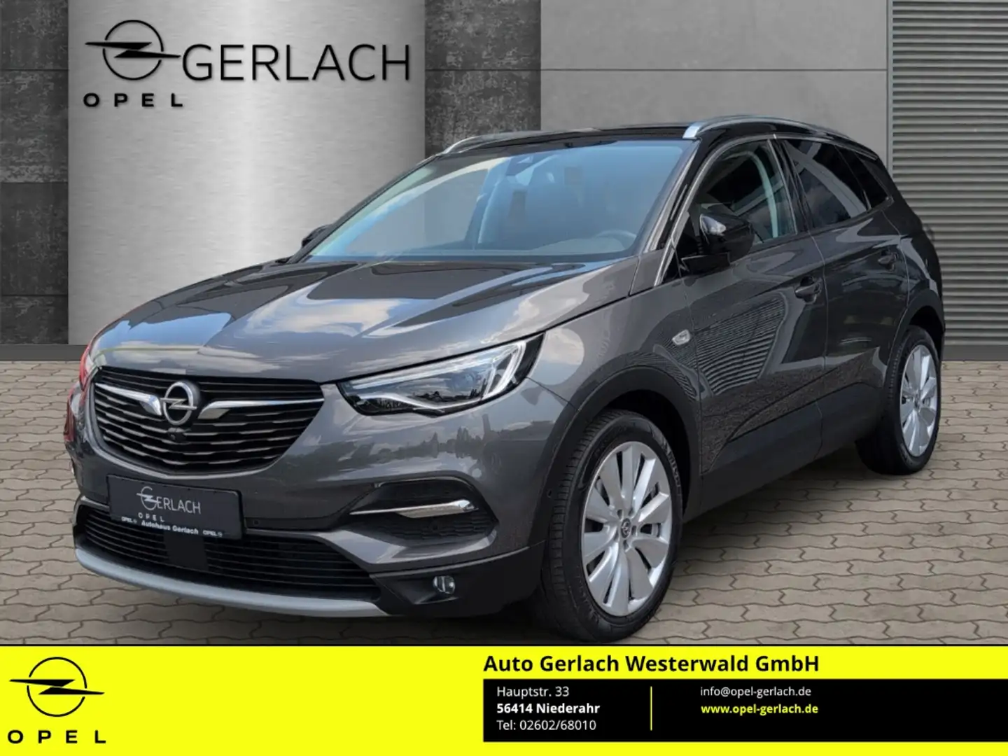Opel Grandland Ultimate 1.6 Turbo EU6d Navi Soundsystem 360 Kamer Grau - 1