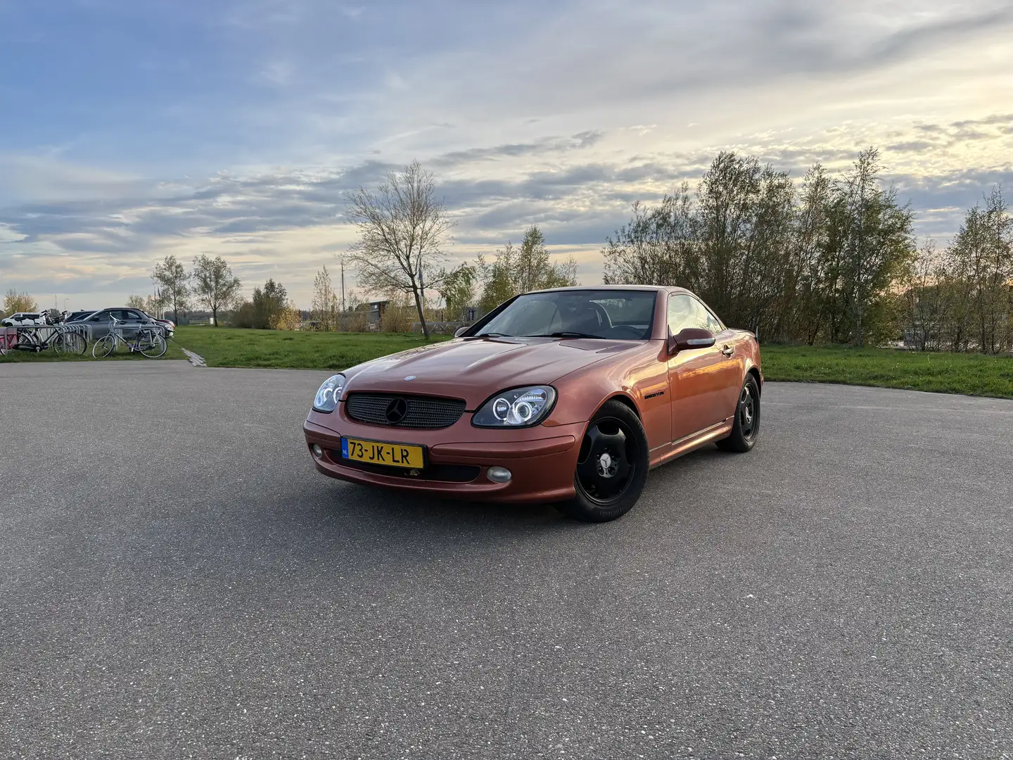 Mercedes-Benz SLK 200 LPG//ALPINE SND SYSTM Rot - 1