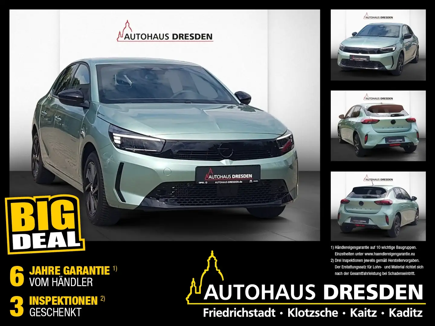 Opel Corsa F 1.2 Turbo YES *LED*DAB*SHZ*PDC*KLIMA* Vert - 1