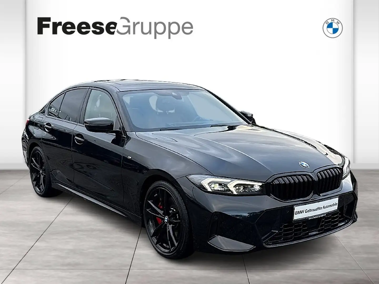 BMW 330 i Limousine DAB LED RFK el. Sitze Klimaaut. Noir - 1