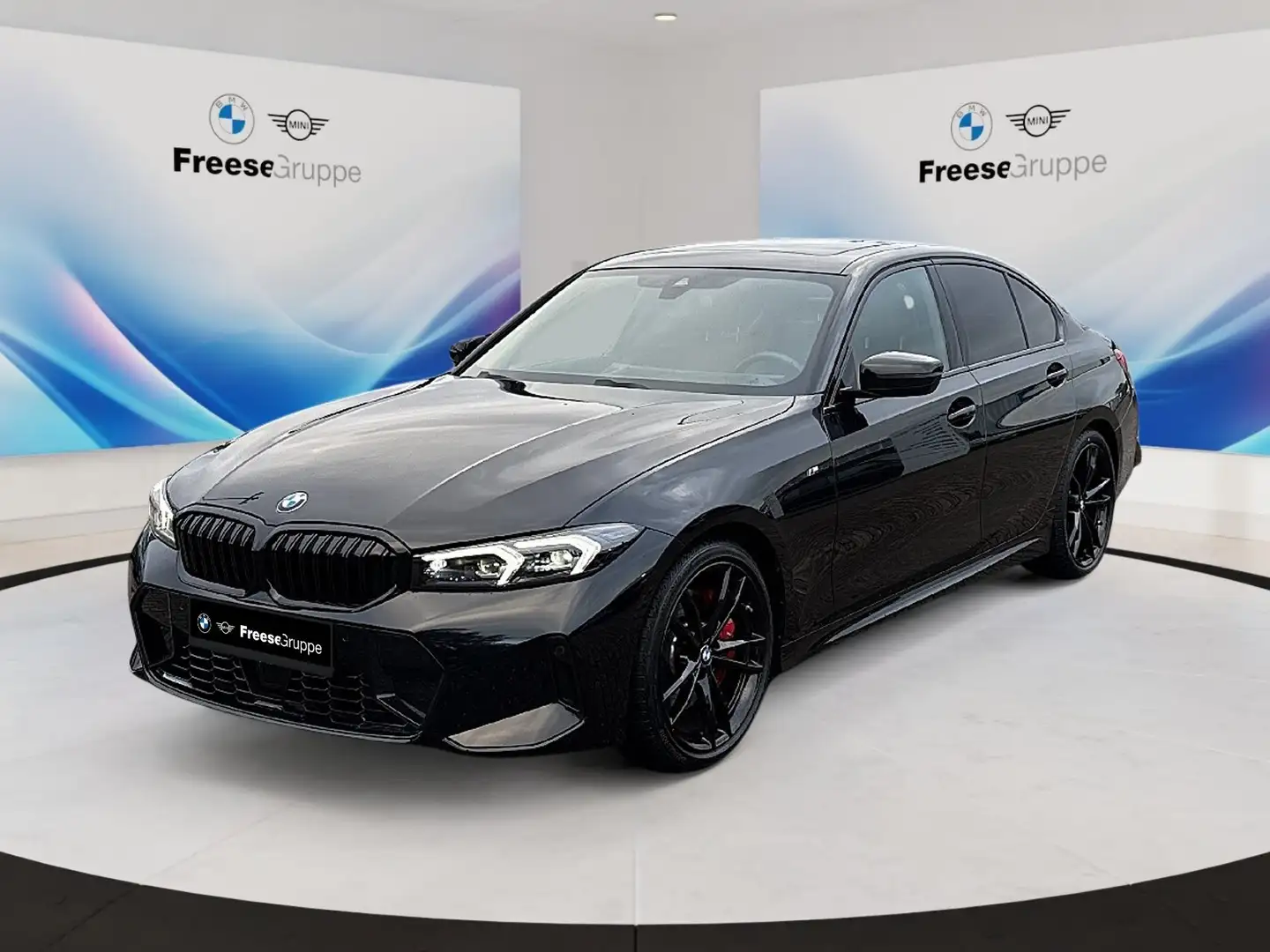 BMW 330 i Limousine DAB LED RFK el. Sitze Klimaaut. Noir - 1