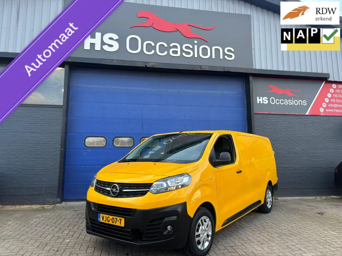Opel Vivaro L2H1 Edition 50 Kwh Geel - 1
