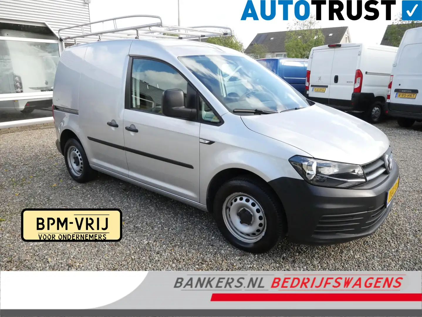 Volkswagen Caddy 2.0 TDI 75PK, L1, Airco Zilver - 1