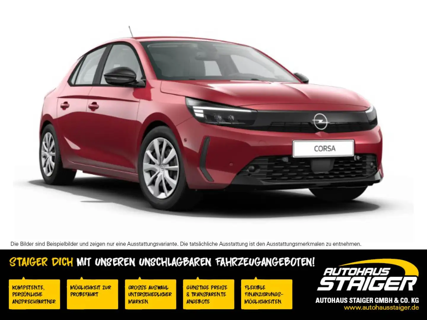 Opel Corsa Basis 1.2+Parkpilot+Sitzheizung+Kamera+ Rosso - 1