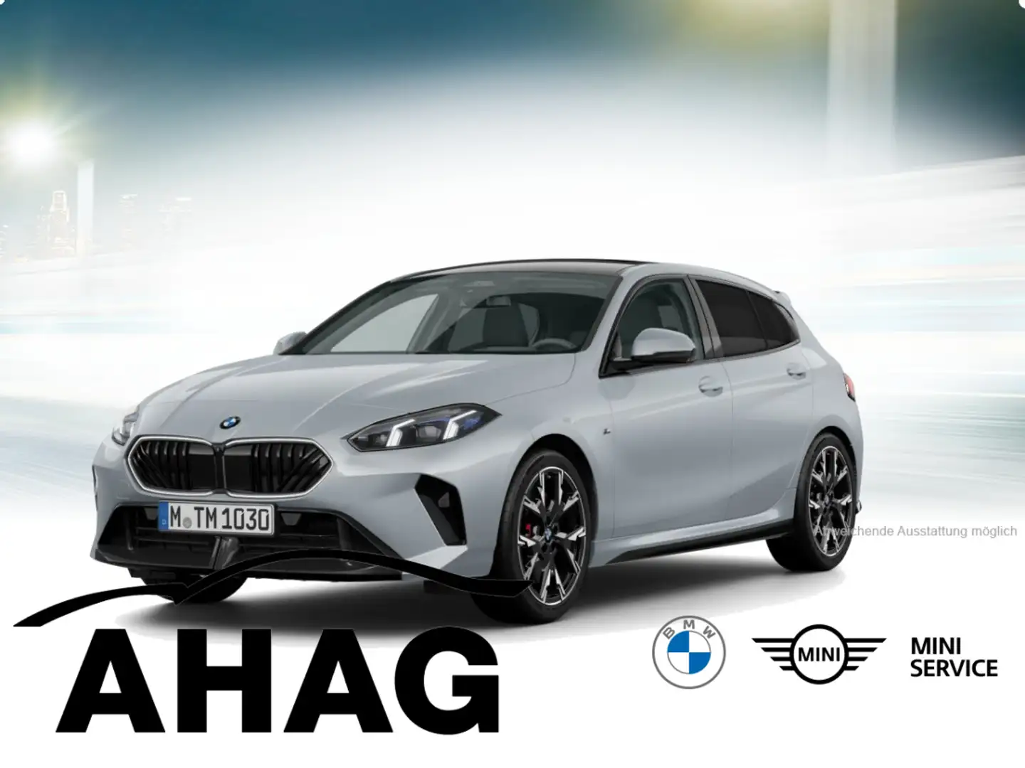 BMW 114 120 Steptronic M Sportpaket Klimaaut. Head-Up Gris - 1