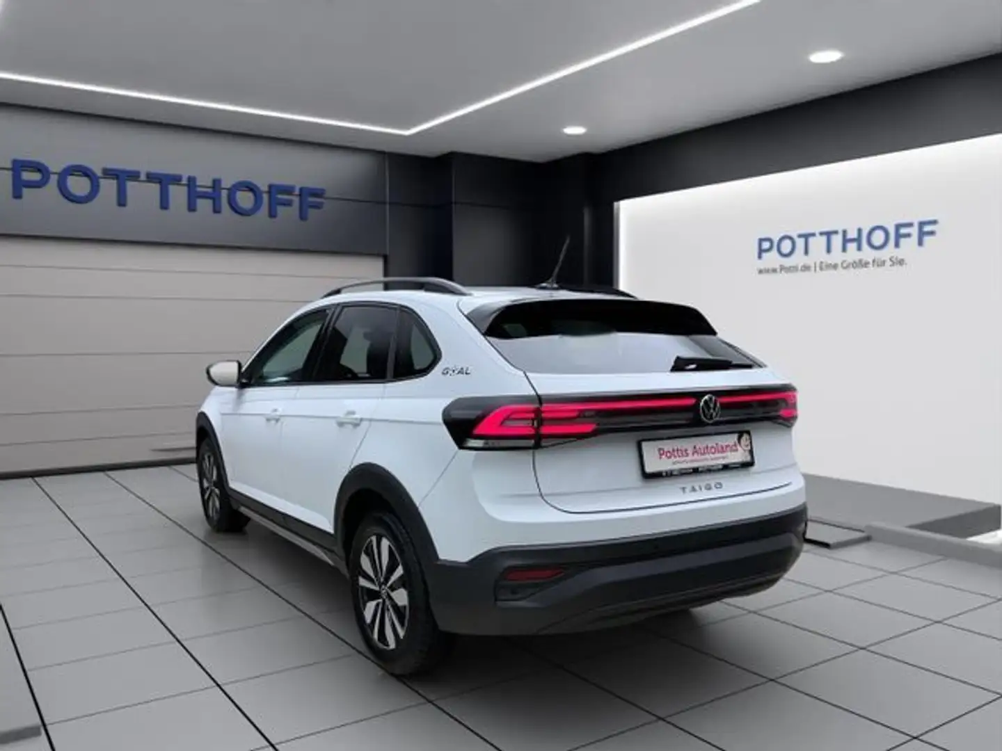 Volkswagen Taigo 1.0 TSI GOAL NAVI PDC LED ACC SITZHZG Weiß - 2