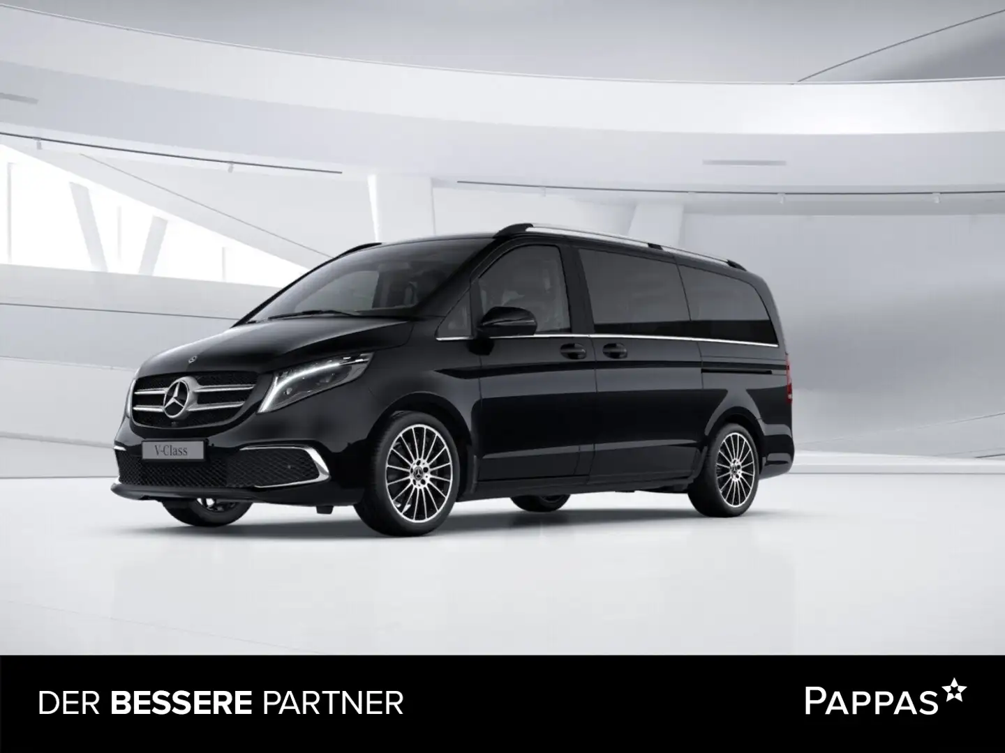 Mercedes-Benz V 300 d 4MATIC AVANTGARDE Lang 6 Sitze Airm Pano Schwarz - 1