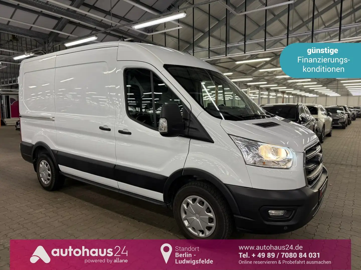Ford Transit FT 350 2.0 TDCi AHK|PDC|Navi Blanco - 1