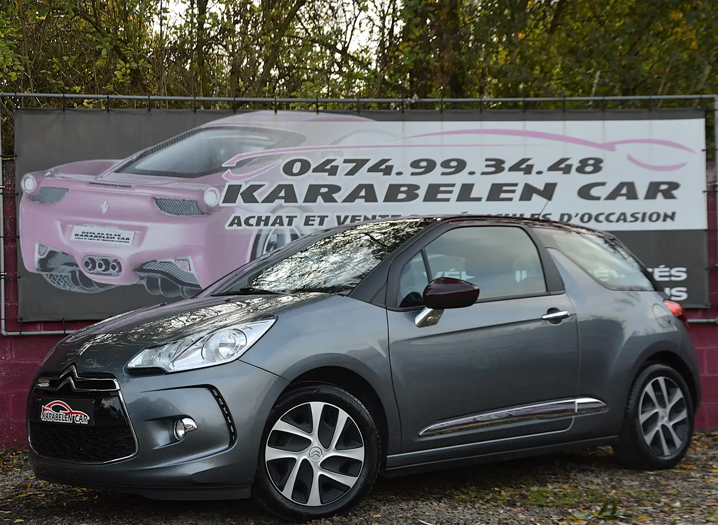 Citroen DS3 1.4e-HDi Chic BOITE AUT CAM CLIM CRUIS 35.038KM Gris - 1