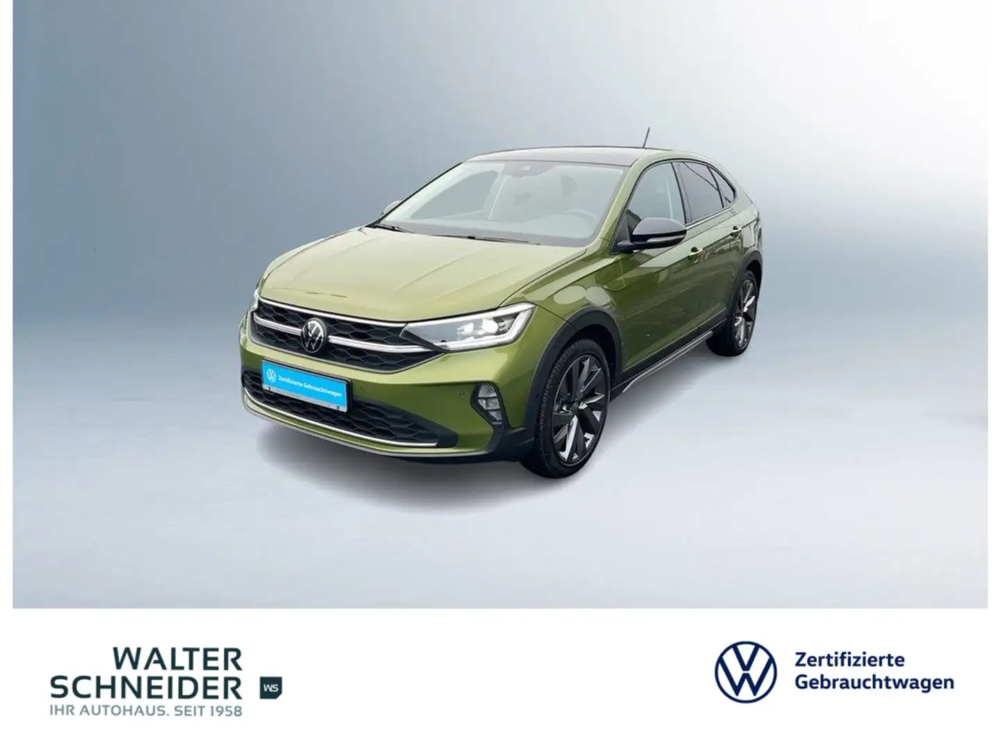 Volkswagen Taigo 1.5 TSI DSG Style Pano Navi Keyless Grün - 1