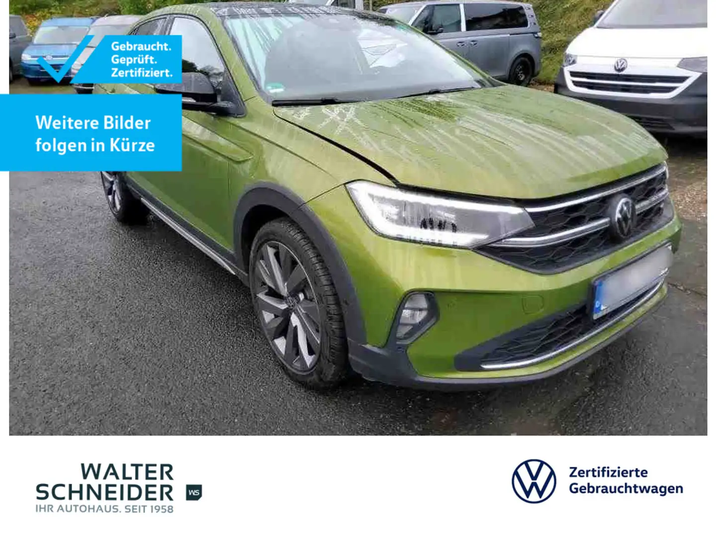 Volkswagen Taigo 1.5 TSI DSG Style Pano Navi Keyless Grün - 1