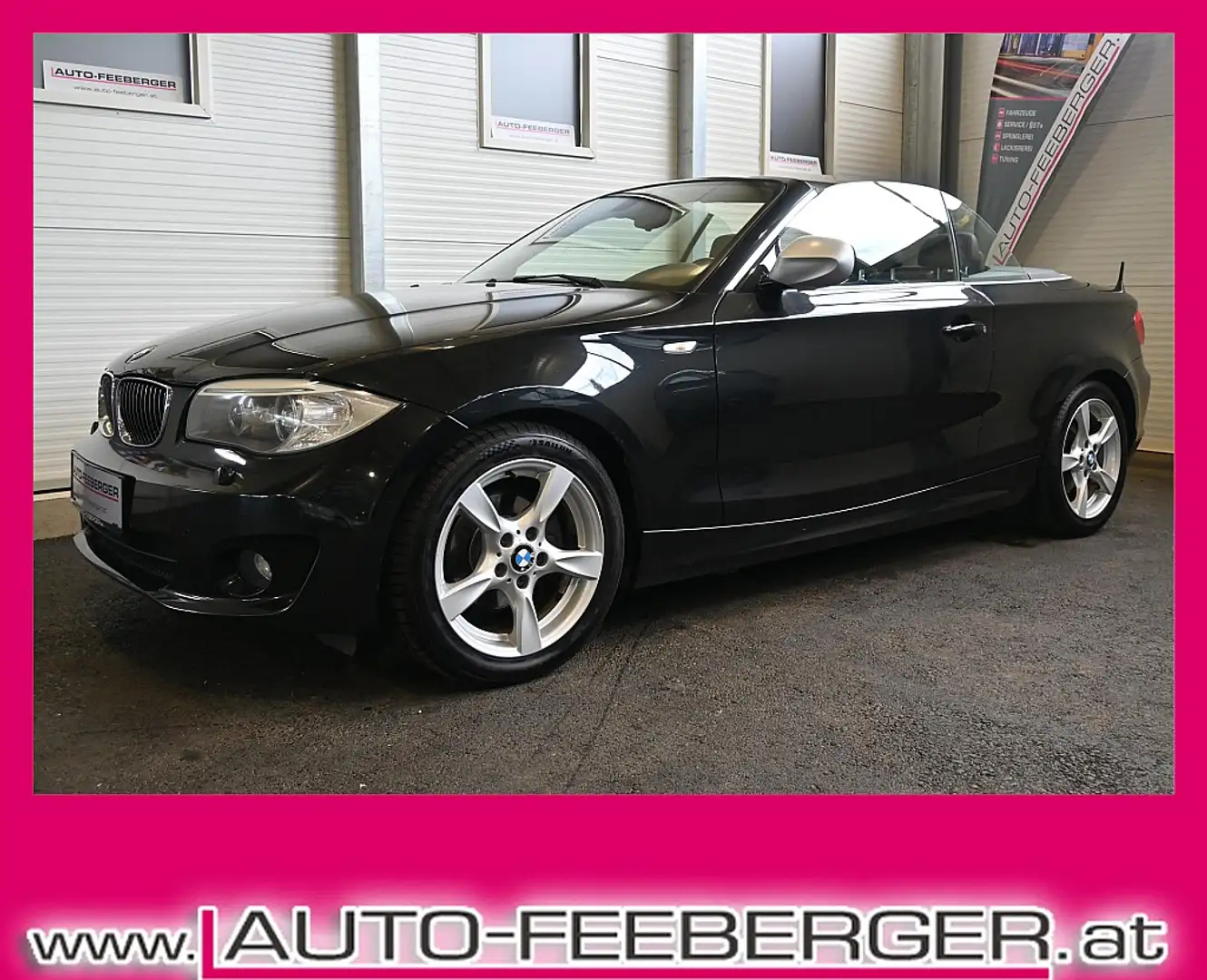 BMW 118 d Cabrio Ledersportsitze,Tempomat,Sitzheizung,K... Zwart - 1