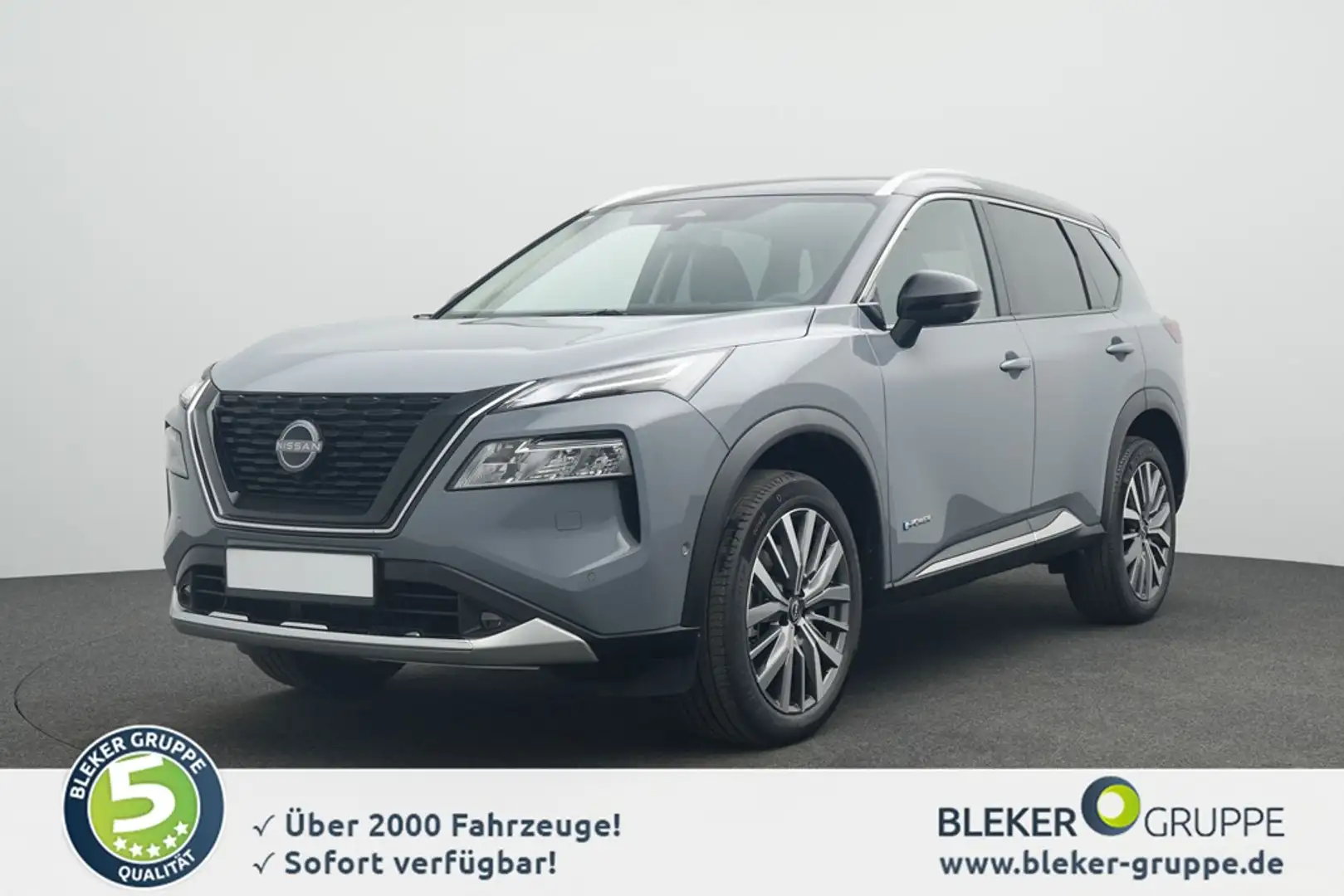 Nissan X-Trail X-T e-4ORCE 213PS 4x4 Tekna 5 Sitze PGD Bose 20" Grigio - 1