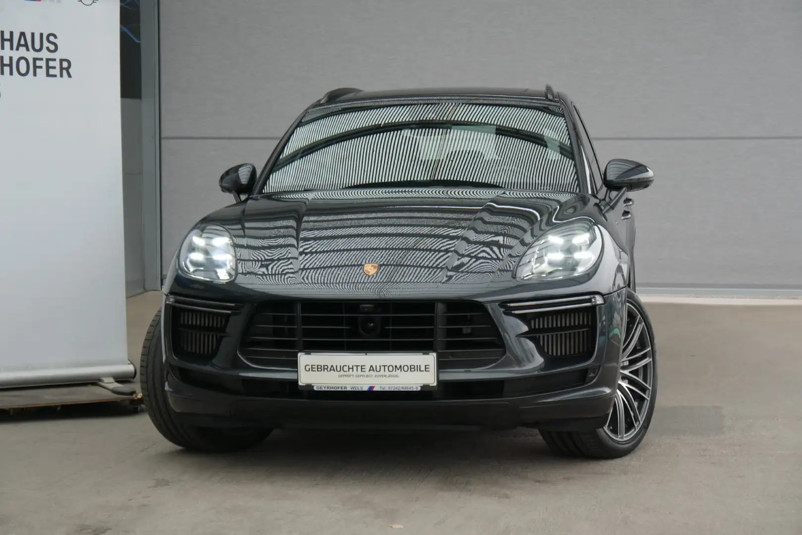 Porsche Macan Turbo II *Luftfederung/ACC/Sitzlüftung/BOSE/Memorysitz/Navi* Grau - 2