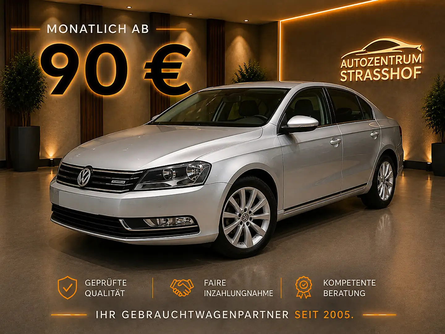 Volkswagen Passat Limousine Silber - 1