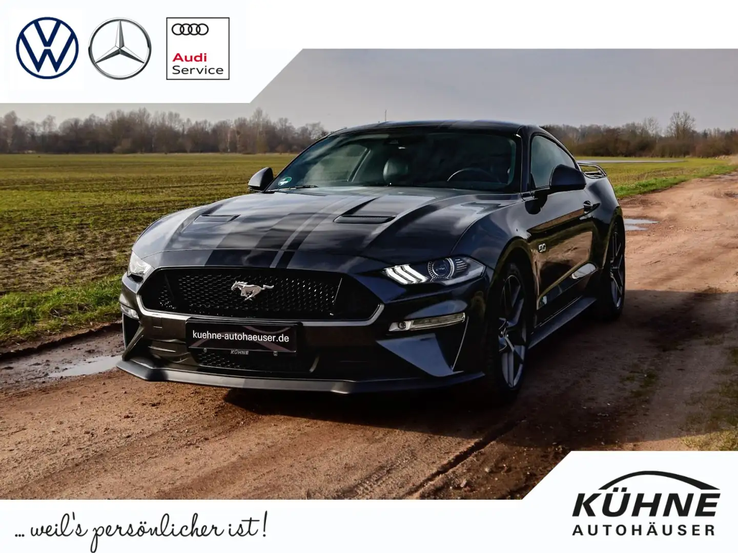Ford Mustang Fastback 5.0 Ti-VCT V8 GT | PREMIUM PACK Gris - 1