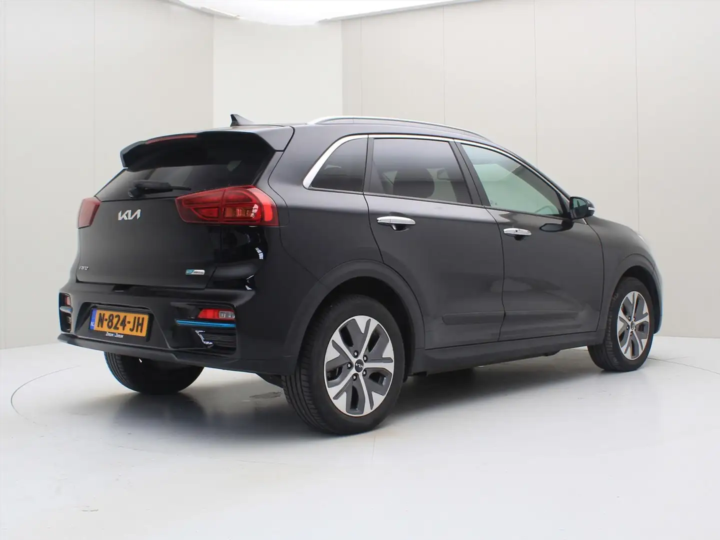 Kia e-Niro DynamicPlusLine 64kWh 204pk [ 3FASE+SCHUIFDAK+CAME Zwart - 2