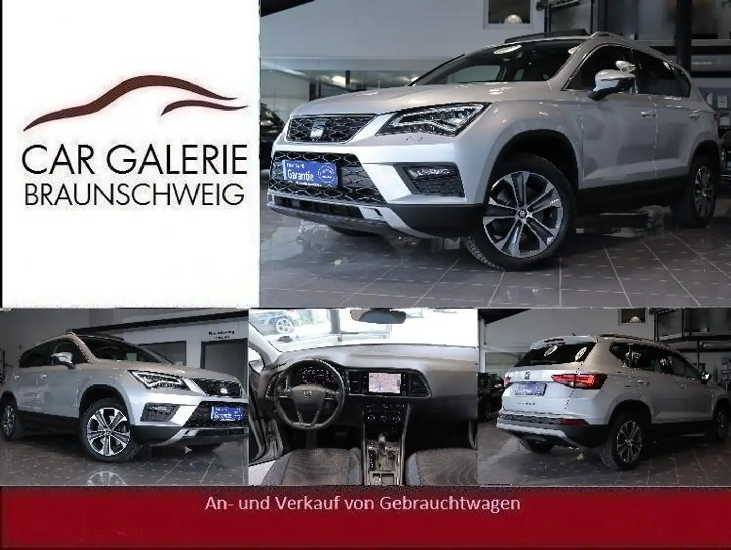 SEAT Ateca 2.0 TDI Style*PANORAMA*STANDHEIZUNG*AHK* Zilver - 1