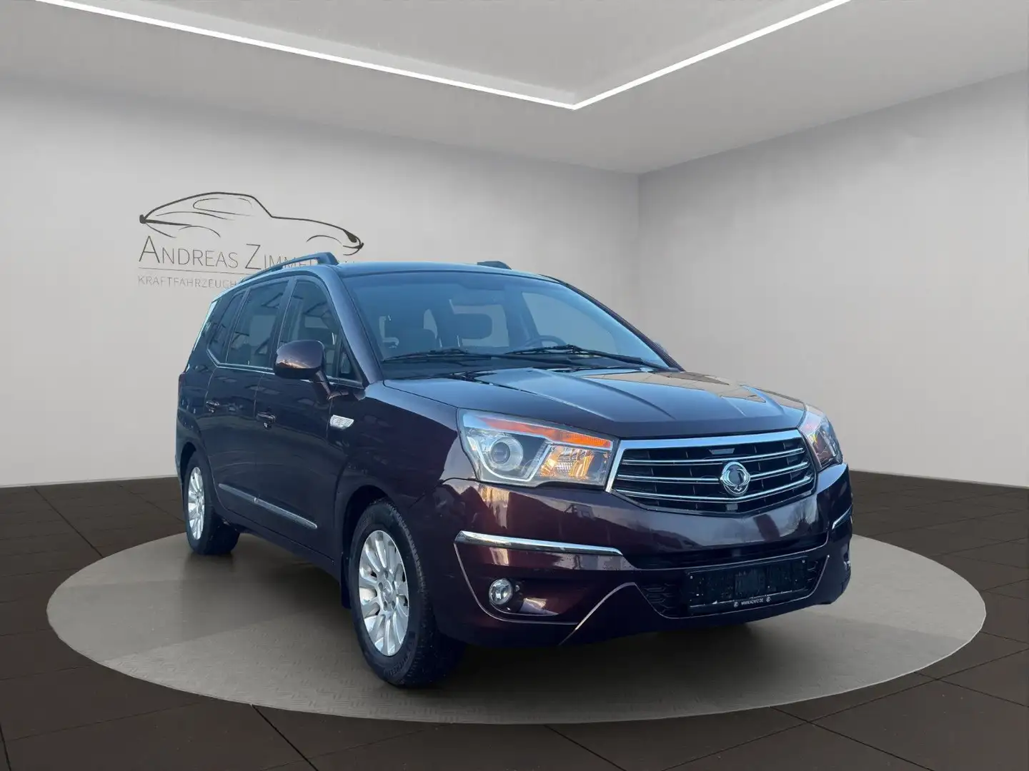 SsangYong Rodius 2.0 e-XDi 200 Quartz 7-Sitzer AHK Rot - 2