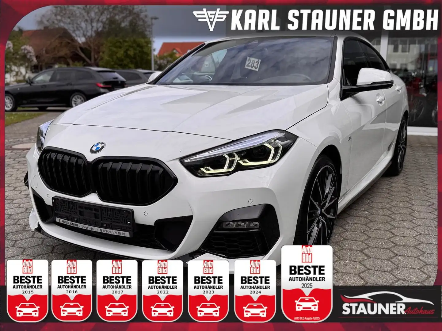 BMW 218i Gran Coupe M-Sport ABSTANDSTEMP PDC LED Weiß - 1