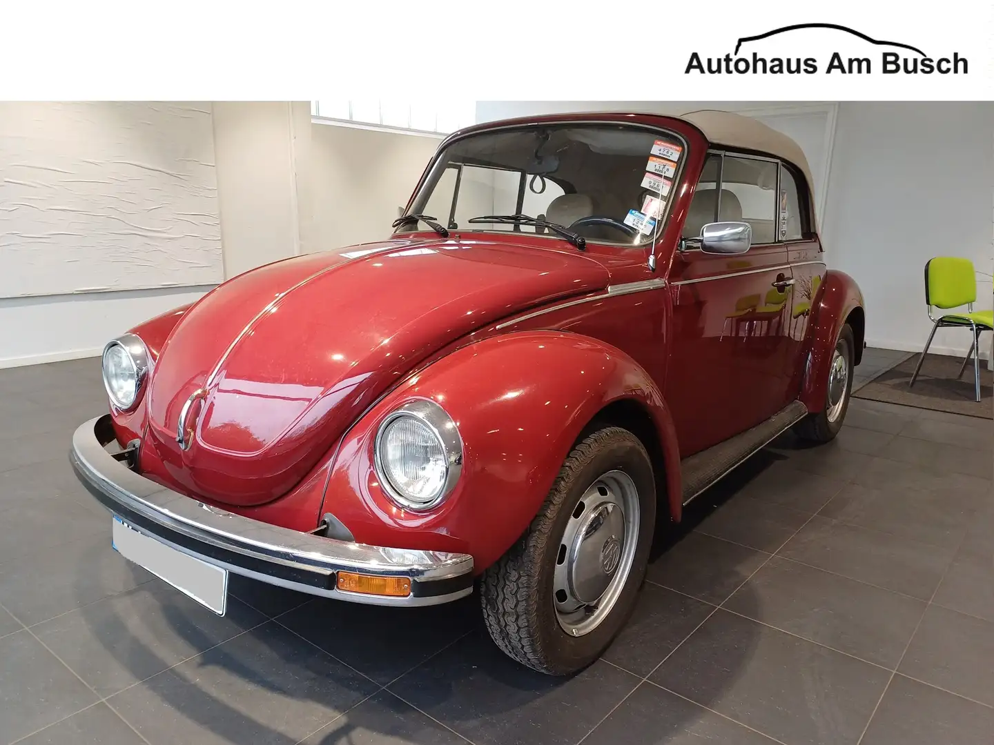Volkswagen Käfer 1303 LS Cabrio 1600, H-Kennzeichen, neues Verdeck Piros - 2