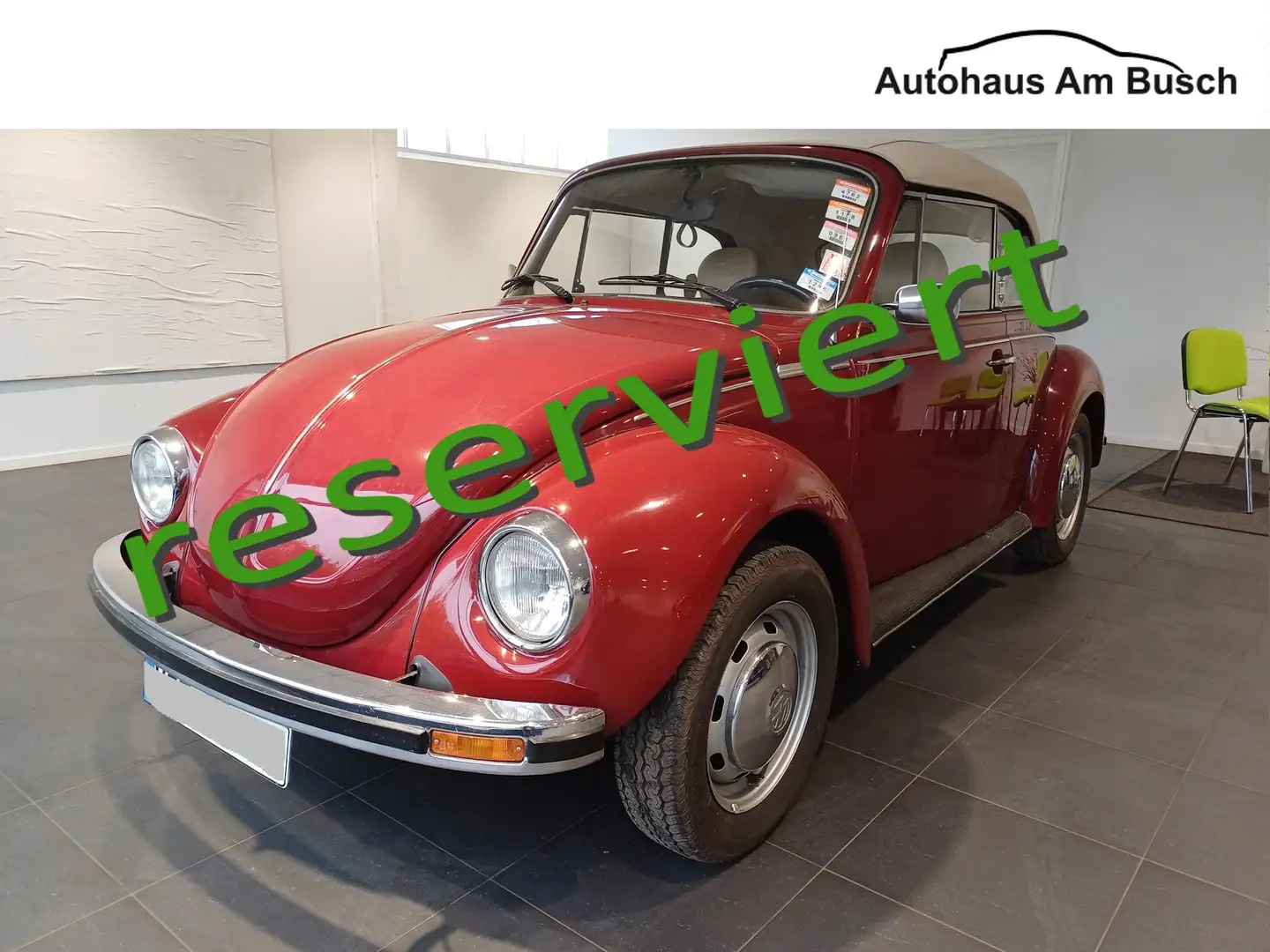 Volkswagen Käfer 1303 LS Cabrio 1600, H-Kennzeichen, neues Verdeck Piros - 1