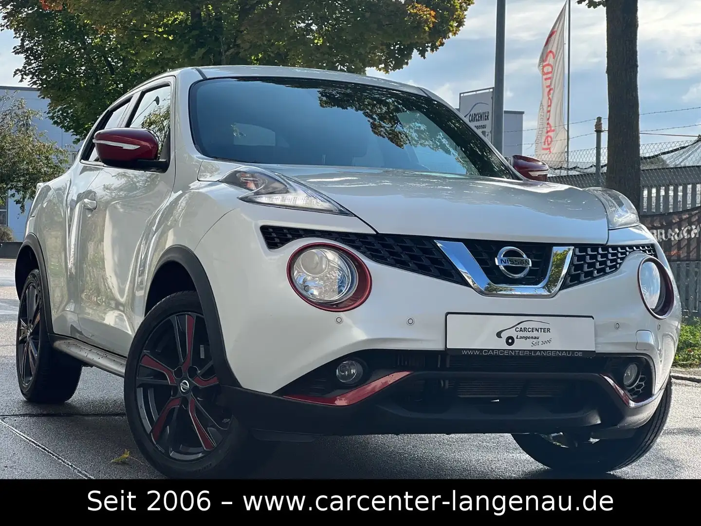 Nissan Juke 1.2 N-Connecta + VOLL-SERVICE Weiß - 1