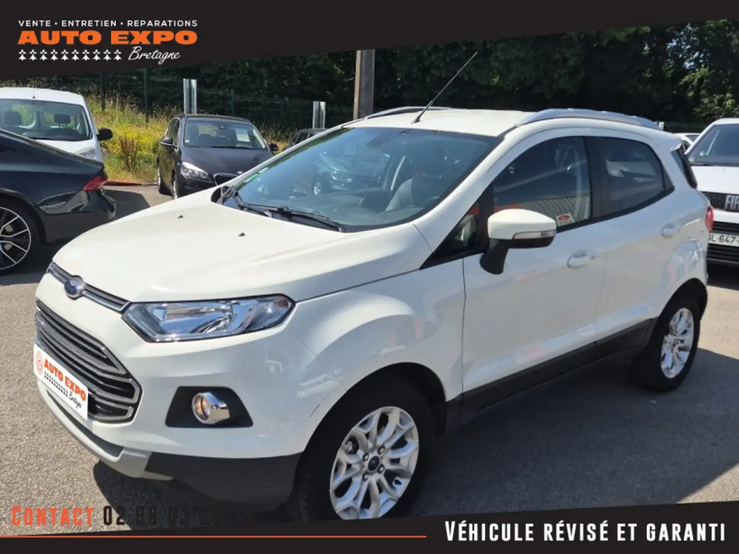Ford EcoSport 1.0 ECOBOOST 140CH TITANIUM Blanc - 1