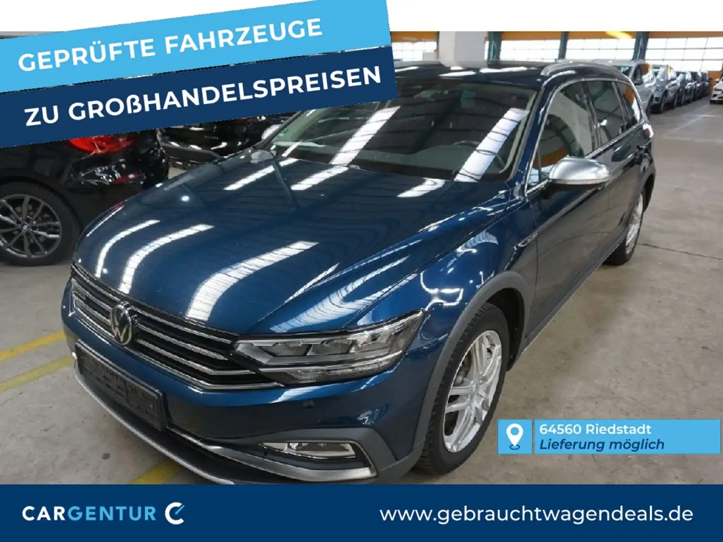 Volkswagen Passat Alltrack 4Motion 2.0 TDI AHK Bleu - 1