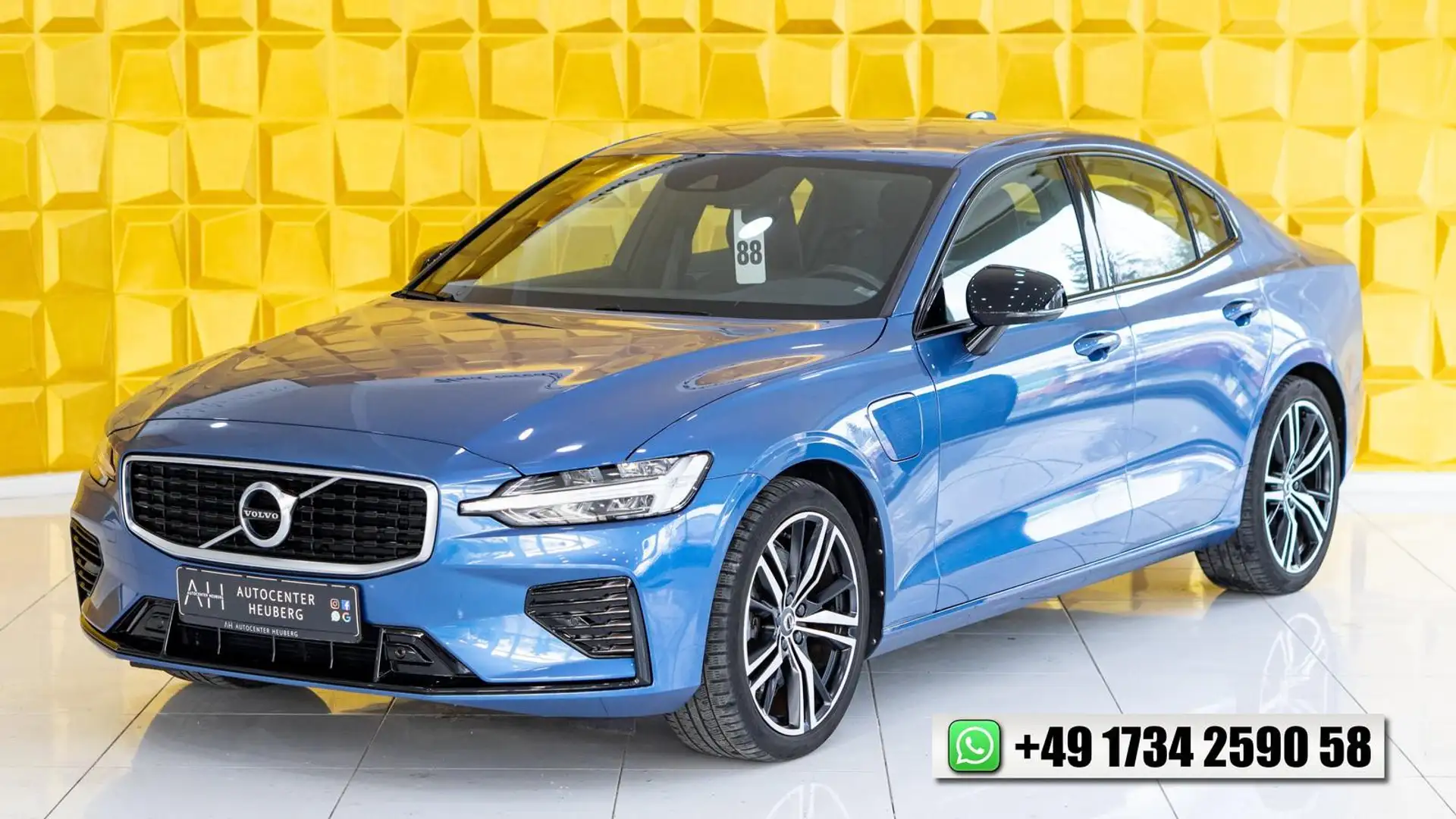 Volvo S60 T8 R Design AWD*KAM*ACC* Blau - 1