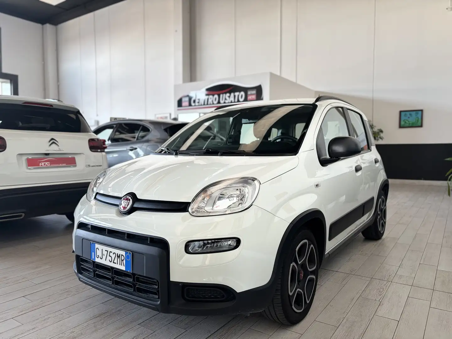 Fiat Panda City Life 1.0  HYBRID 70CV KM. CERT. FULL OPTIONAL Bianco - 2