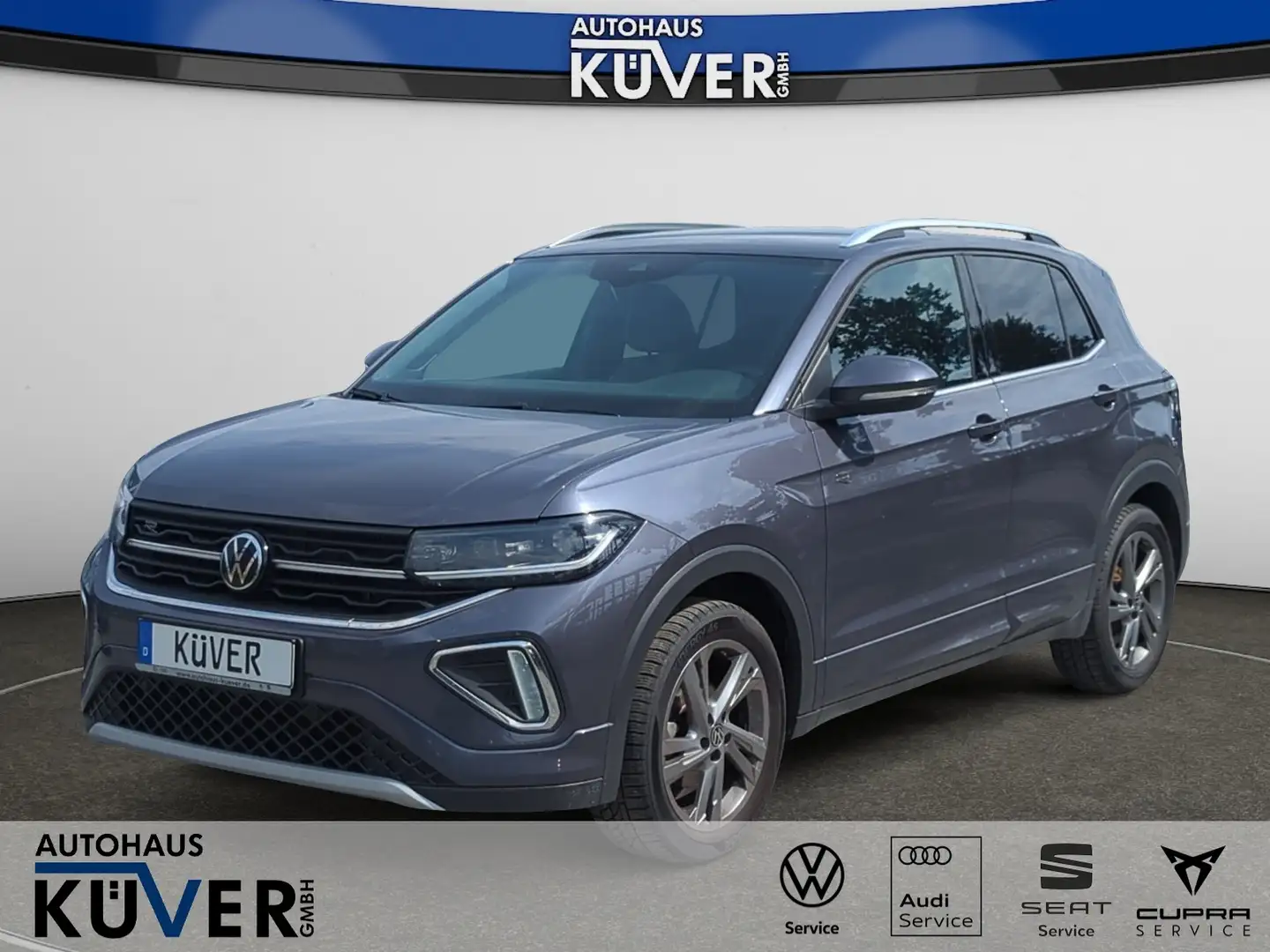Volkswagen T-Cross R-Line 1,5 TSI DSG Navi+ACC+Matrix+AHK Grau - 1
