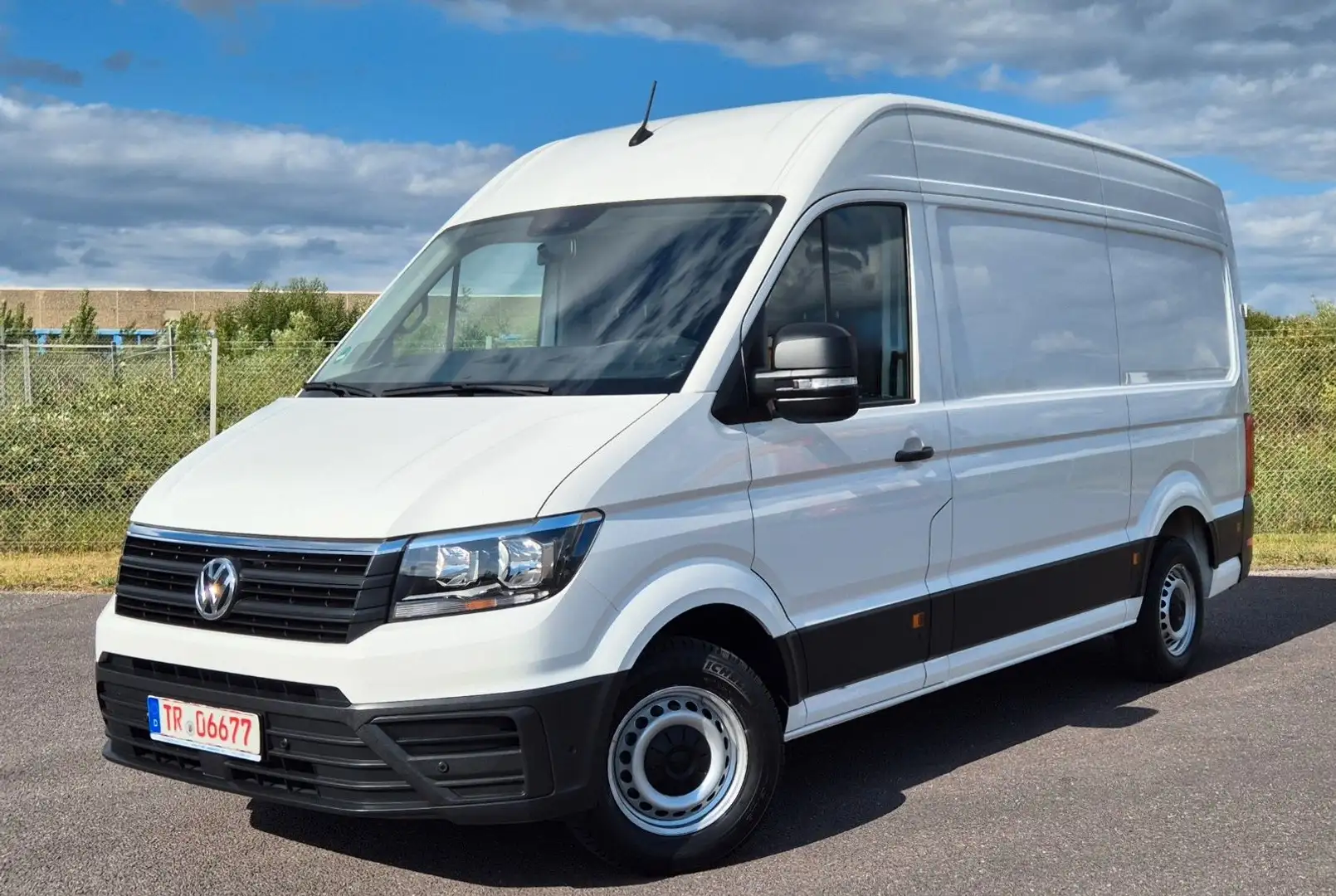 Volkswagen Crafter 30 mittellang Hochdach FWD, Klima. 1.Hd. Blanc - 1