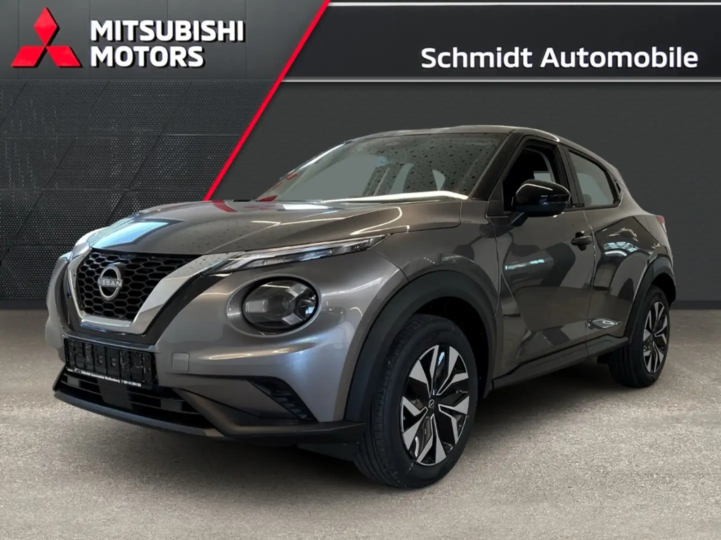 Nissan Juke 1.0 DIG-T Acenta+ LED PDC KAM SHZ Tempomat Gris - 1