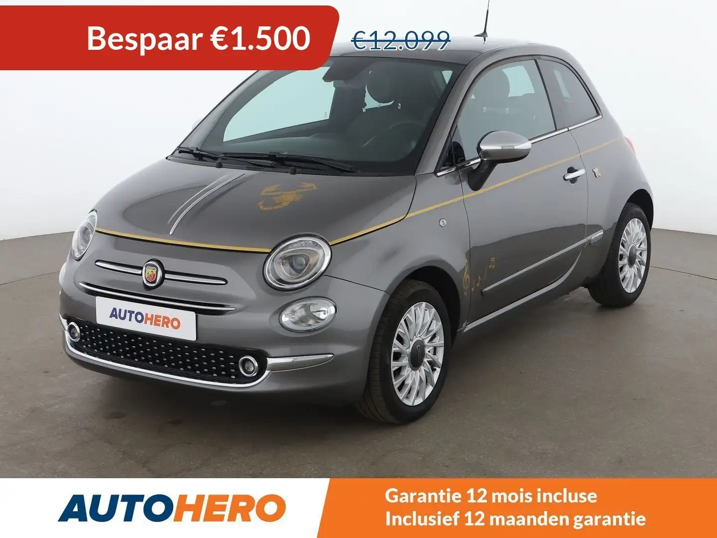 Fiat 500 1.2 Star Grijs - 1
