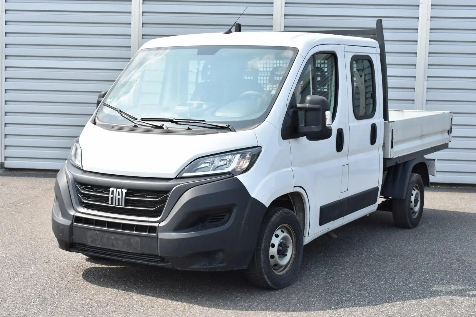 Fiat Ducato Pritsche Doppelk. Klima AHK 7 Sitze Weiß - 1