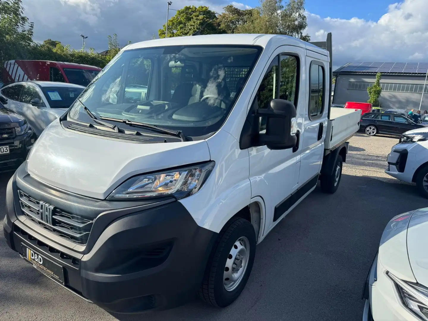 Fiat Ducato Pritsche Doppelk. Klima AHK 7 Sitze Weiß - 2
