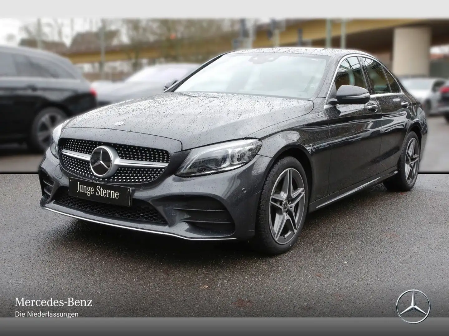 Mercedes-Benz C 300 de AMG+MULTIBEAM+FAHRASS+BURMESTER+KAMERA+9G Grau - 2